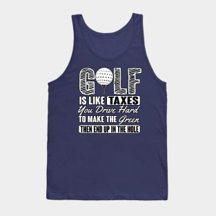 Golf Taxes Tank Top